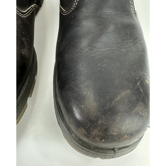 Redback Distressed Steel Toe Boots USBOK Red Back Elastic Brown Men's Size 14 - Picture 12 of 16